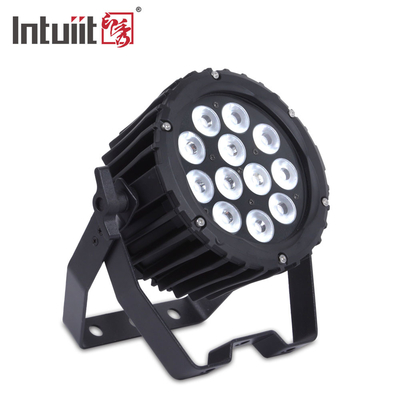 Rohs LED Flat Par Light RGB 12 * 3W بالألوان الكاملة للغسيل LED إضاءة المرحلة لحفل الزفاف