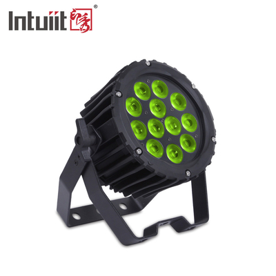 RGB 3 في 1 LED Stage Dmx Flat Par Light Slim Parcan 12 * 3W لحفلة DJ Disco