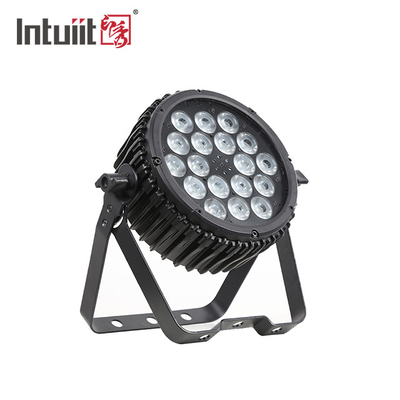 عالية الطاقة الألومنيوم LED الاسمية يمكن أضواء المرحلة 18pcs 3W ضئيلة إضاءة المرحلة الاسمية