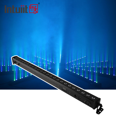 قضبان إضاءة LED احترافية 24 * 0.5 وات DMX RGB LED ستروب أضواء الجدار غسالة