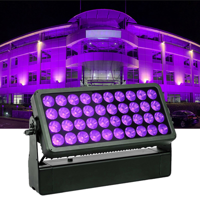 IP65 LED ضوء المرحلة 40x10w أضواء كاشفة لغسيل الجدران لبناء تأثير الغسيل