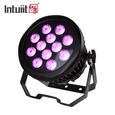 12x10w ماء أدى ضوء الاسمية RGBW 4 في 1 DMX512 المرحلة غسل ضوء