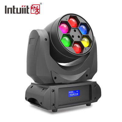 تأثير LED متحرك ضوء الرأس 6x10W 4 في 1 RGBW نوع عيون النحل