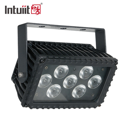 الفيضانات LED القوية 7x3W RGB لساحة إضاءة الواجهة الخارجية لمبنى الكنيسة