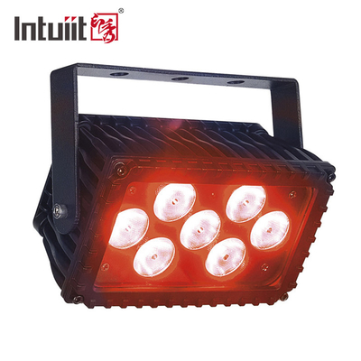 ضوء المسرح المقاوم للماء 7x3W Rgbw LED Flood Light Dmx Blinder Wall Washer 4 في 1 أضواء