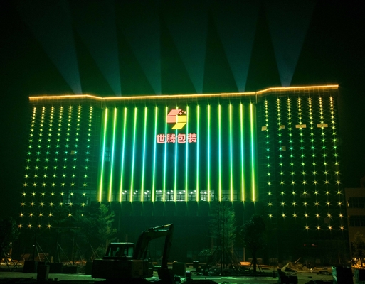 14x10w Rgbw 4 في 1 غسل بار ضوء Ip65 LED غسالة الحائط في الهواء الطلق DMX تغيير اللون