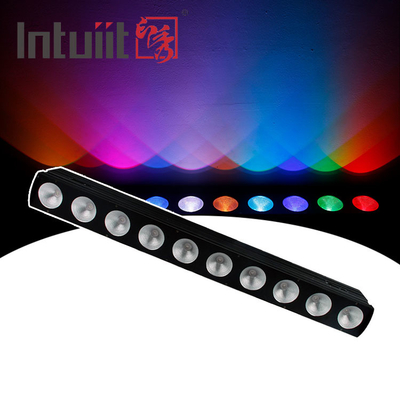 10* Tri 9W 3 في 1 ضوء الفيضانات عالية الضوء الخارجي Dmx512 LED غسالة الحائط