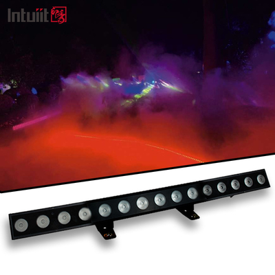 15*10 واط مبنى خارجي IP65 مضاد للماء بار صلب بكسل DMX512 RGBWA-UV 6IN1 LED غسالة الحائط الضوء