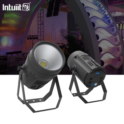 200W COB LED Par Light Cool White 4 في 1 Strobe Stage Light DMX Control DJ معدات الديسكو إضاءة المسرح