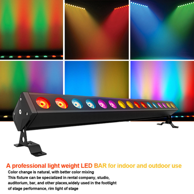 مضاد للماء في الخارج IP65 المعدات المعدنية الألومنيوم 16 * 5w DMX512 RGBW غسالة الحائط مصباح LED