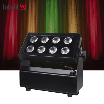 8 * 15W ضوء مدينة ملون RGBW 4in1 ip65 مضاد للماء في المبنى العالي ضوء غسل الجدار LED ضوء مدينة ملون