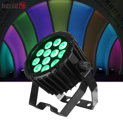 LED Par 12x3W RGBW Full Color 4IN1 RGBW 4IN1 ضوء الحفلات LED Flat Par Wall Washer Light