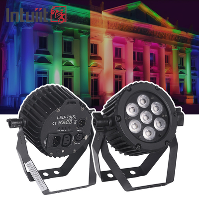 22W الألومنيوم LED Par أضواء DMX 512 نادي الحفلات ديسكو الإضاءة RGBW 3in1 LED Par يمكن أن أضواء المسرح