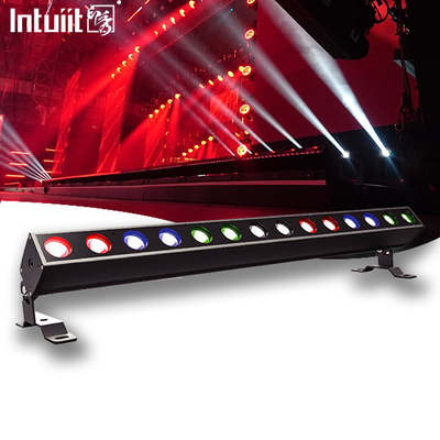 المسرح Led DMX Light Bar 14x10W RGBW 4IN1 LED غسيل الحائط الضوء القماش الحائط غسالة الحائط