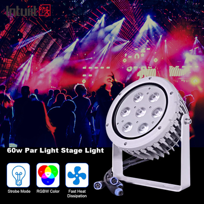 في الهواء الطلق Ip65 Dmx 60w Rgbw بقيادة أضواء المناظر الطبيعية للحديقة