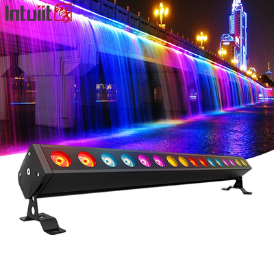 DMx 16x5w rgbw 4in1 مقاوم للماء ضوء المرحلة powercon أدى الجدار غسالة لقضبان القاعات