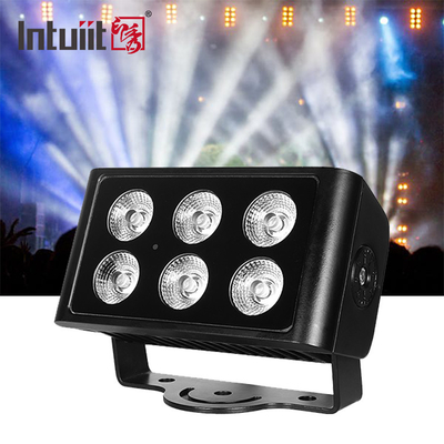 ضوء RGBW مضاد للماء ضوء RGBW 4in1 مدينة ملونة ضوء 6 * 5w في الهواء الطلق LED غسالة الحائط مصابيح المسرح