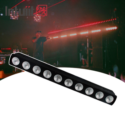 10x9W RGB DMX 3in1 LED غسيل الحائط الضوء الخطي شريط غسالة الإضاءة المرحلة