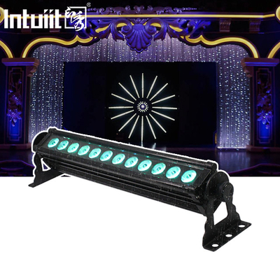 DMX 512 المياه المضادة للماء في الهواء الطلق المدينة المباني الملونة الفندق 12X3W أدى غسالة الحائط الضوء
