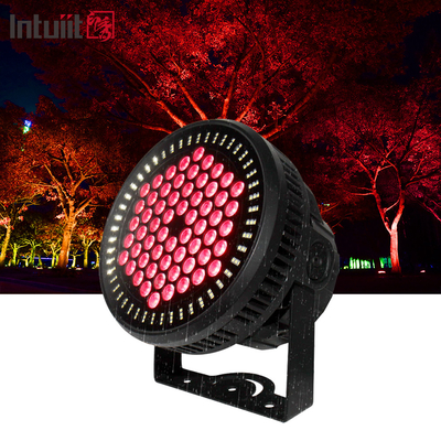 60*12W RGBW 4 في 1 IP65 مضاد للماء في الهواء الطلق DMX 512 LED Par light للديسكو