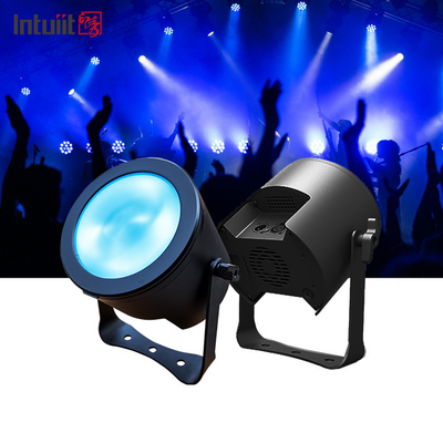 120W RGBW COB LED Par Light DMX المسرح DJ Par Can Light ضوء العمياء للفندق المسرح المسرح