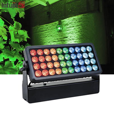 40x10W RGBW 4 في 1 LED Floodlight IP65 ضوء المسرح المقاوم للماء DMX512 التحكم DJ Disco Equipment أداء في الهواء الطلق