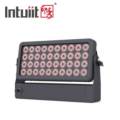 IP65 غسل 400w مدينة لون IP65 مضاد للماء مرحلة ضوء rgbw 4in1 قاد dmx512 ضوء غسالة الحائط