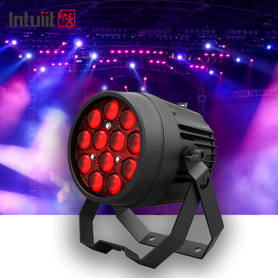 مصباح مرحلة الألومنيوم المهني 12x10W 4IN1 LED Par لضوء مرحلة نادي الحفلات