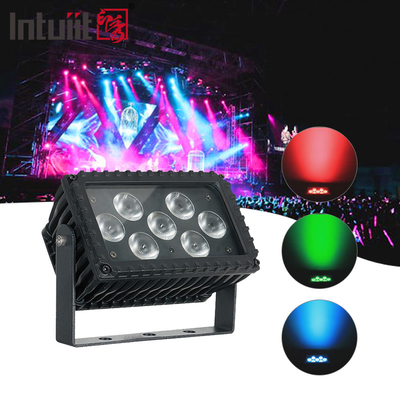 7x3W RGB خارجية مصباح الفيضانات 25 درجة غسالة الحائط DMX التحكم