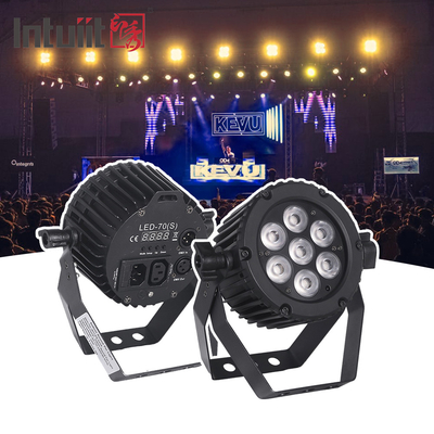 ضوء المسرح LED 7X22W RGB الألومنيوم DMX512 LED Par Light لحفل الزفاف