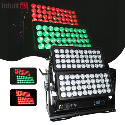 400W 800W 1500W IP65 في الهواء الطلق مضاد للماء مدينة لون RGBW ستروب الإضاءة المسرحية Dmx LED غسالة الحائط الضوء