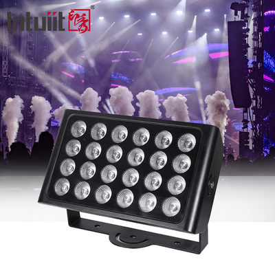 مضاد للماء IP65 مدينة لون DMX512 24x10w RGBW خارجية LED غسالة الحائط ضوء الفيضان