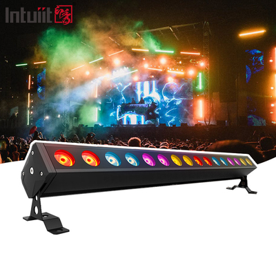 DMX512 RGBW LED خطي غسالة الحائط الضوء للإضاءة المعمارية والواجهة 16x5W مصباح المرحلة الخارجي المقاوم للماء