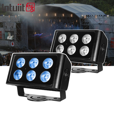 6x5W DMX RGBW 4 في 1 خارجية LED غسيل الحائط الضوء ضوء الفيضان