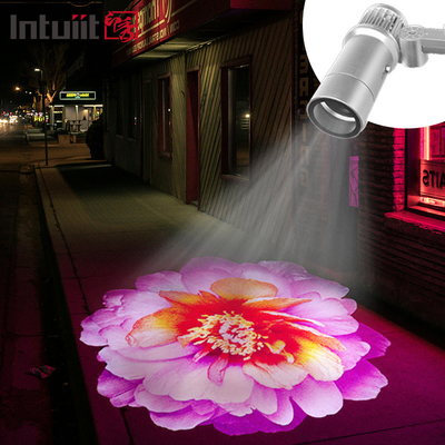 مرسوم Led HD 60W Gobo Logo Projector Indoor Outdoor Ip65 Waterproof Rotating Advertising Image Projection Light For Floor Wedding ضوء إطلاق الصور للإعلانات