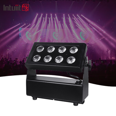 8X15W مضاد للماء IP65 بطارية تعمل بمحركات DMX LED غسالات الحائط أضواء