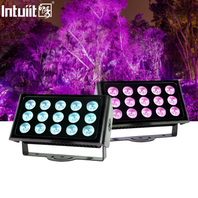 80 واط خارجية IP65 مربع DMX RGBW LED ضوء الفيضانات لمبنى واجهة LED غسالة الحائط