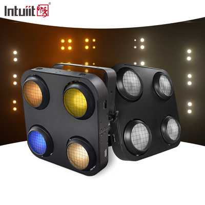 4X90W 4 عيون LED كوب العمياء الضوء أمبر الدافئ الأبيض 2In1 Ip65 مقاوم للماء مصباح المسرح LED