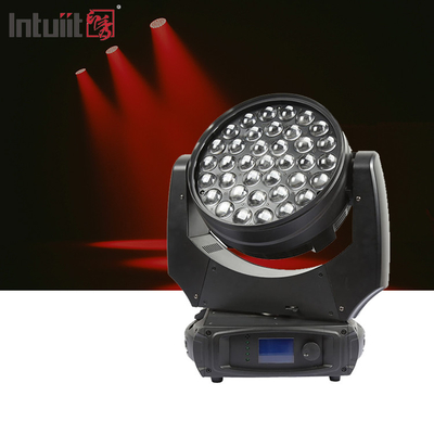 37x10W زوم شعاع غسل حركتها الضوء الرئيسي لتأثير إضاءة المسرح مع RGBW 4in1 LED و DMX التحكم DJ ديسكو ونادي ليلي
