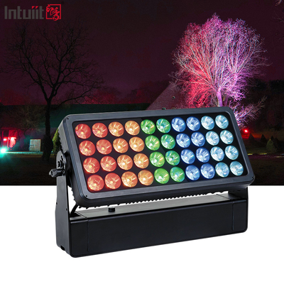 إضاءة غطاء الحفلات في الهواء الطلق IP65 Citycolor مصباح غسيل الجدران 40X10W RGBW 4 في 1 LED غسيل الجدران City Color Light
