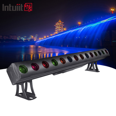 ضوء شريط بيكسل LED 14x15W RGBW ديكور مبنى النادي في الهواء الطلق IP65 غسالة جدار