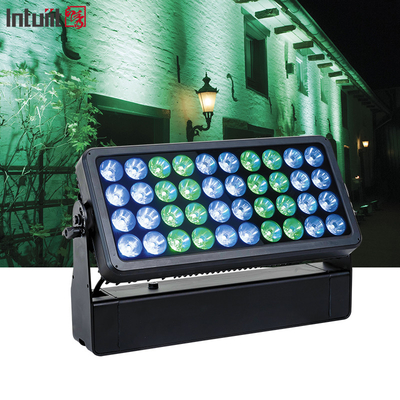 IP65 مضاد للماء في الهواء الطلق 40X10W Rgbw 4in1 مدينة مدعومة لون مدعوم غسل الحائط الضوء
