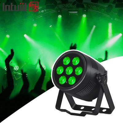 7x20W Rgbwauv Led Stage Par Light Dmx512 Control Par Light للفعالية حفل الزفاف الكنيسة