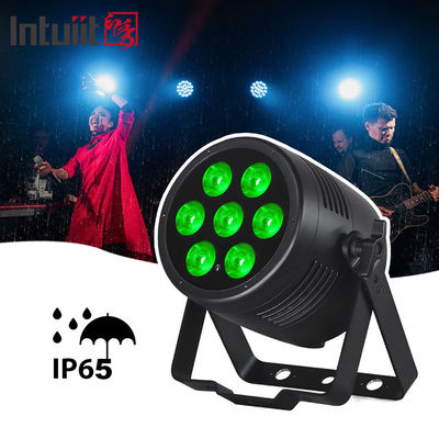 IP65 LED Waterproof Par Light 7x20w Rgbwa-uv 6in1 في الخارج LED Par Can Light
