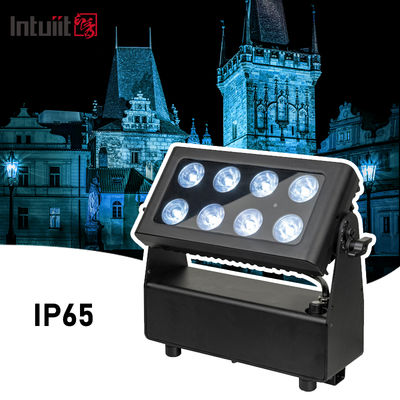 8x15W RGBW مقاوم للماء الحدث غسل DMX تعمل بالبطارية LED ضوء المرحلة اللاسلكية بطارية Uplight