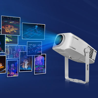 200W مقاوم للماء Ip65 في الهواء الطلق الداخلي الإعلانات المخصصة غوبو LED زوم شعار ضوء المشروع
