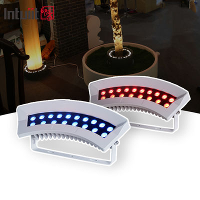 RGBW 36W الحديقة الخارجية LED الضوء شجرة العنق IP65 مقاوم للماء ضوء بقعة ملونة الألومنيوم الألومنيوم الضوء شجرة العنق