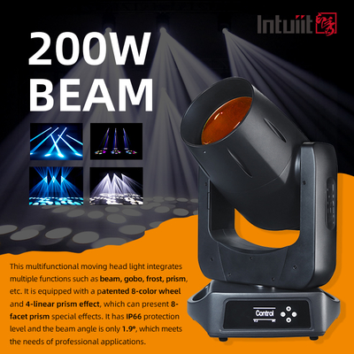 200 واط LED تتحرك الرأس IP66 في الهواء الطلق شعاع مقاوم للماء دي جي حدث حفل موسيقي تتحرك رئيس ضوء المسرح