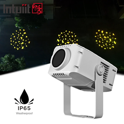 مشروع غوبو مخصص 100 واط IP65 الإعلانات عالية الوضوح LED في الهواء الطلق عيد الميلاد مشروع غوبو شعار الإعلانات