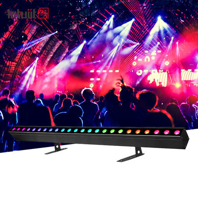 24*2 واط RGBW LED غسالة حائط ضوء مع DMX512 المنشط بالصوت لإضاءة DJ